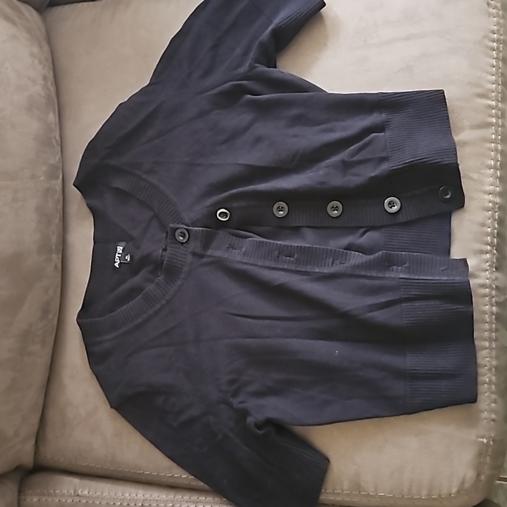 Black button up